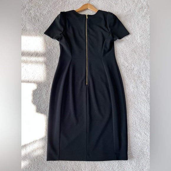 CK Short sleeve midi black dress - Picture 3 of 3